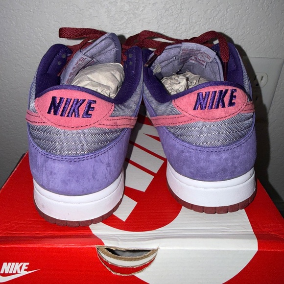 Nike Dunk Low Dark Plum Sneakers - Picture 6 of 8